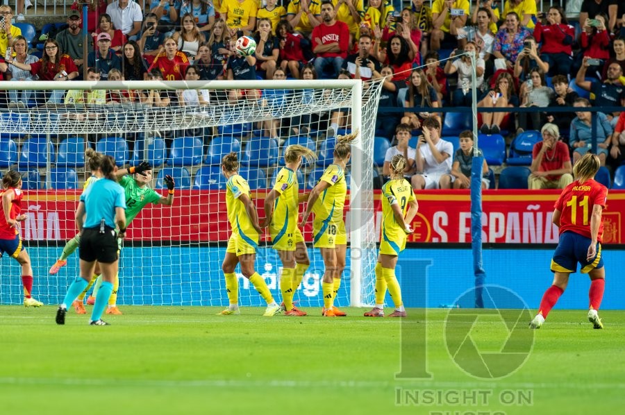 UEFA WOMEN’S NATIONS LEAGUE 2025 SEMIFINAL SPAIN VS SWEDEN