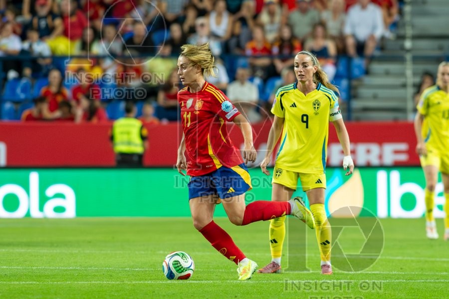 UEFA WOMEN’S NATIONS LEAGUE 2025 SEMIFINAL SPAIN VS SWEDEN