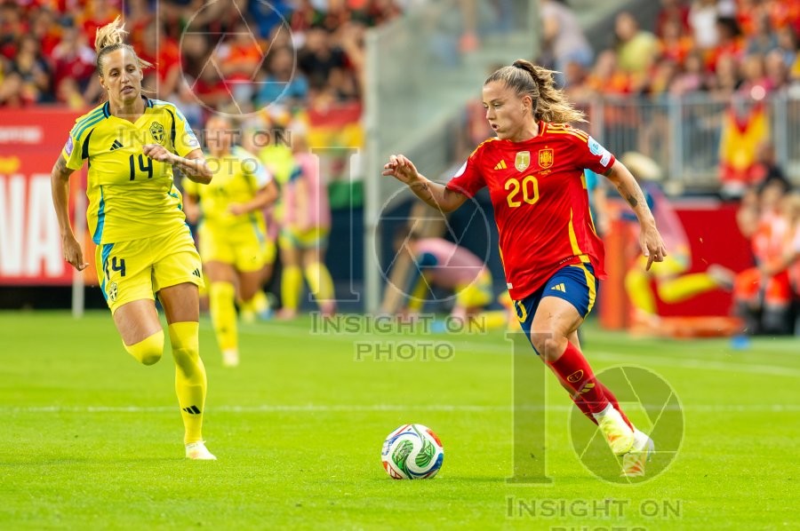 UEFA WOMEN’S NATIONS LEAGUE 2025 SEMIFINAL SPAIN VS SWEDEN