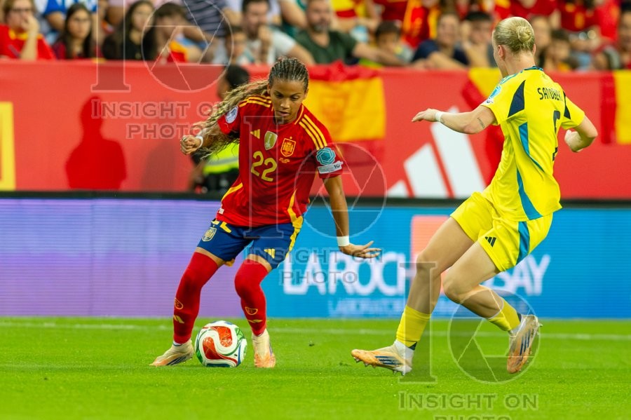 UEFA WOMEN’S NATIONS LEAGUE 2025 SEMIFINAL SPAIN VS SWEDEN