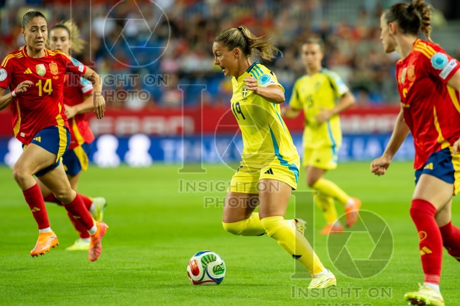 UEFA WOMEN’S NATIONS LEAGUE 2025 SEMIFINAL SPAIN VS SWEDEN