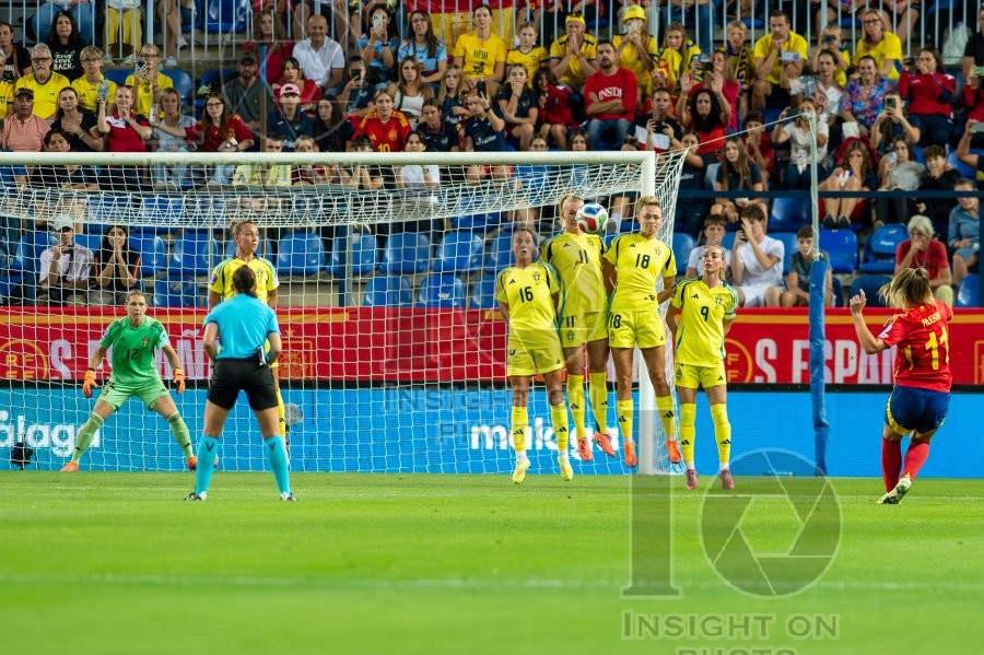 UEFA WOMEN’S NATIONS LEAGUE 2025 SEMIFINAL SPAIN VS SWEDEN