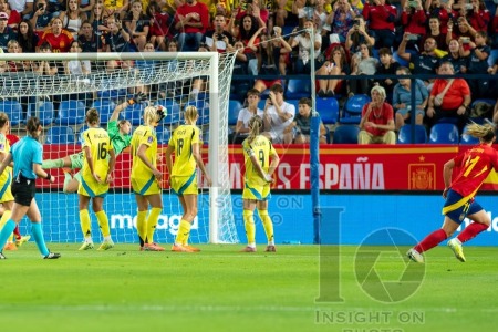 UEFA WOMEN’S NATIONS LEAGUE 2025 SEMIFINAL SPAIN VS SWEDEN
