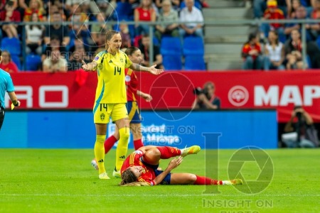UEFA WOMEN’S NATIONS LEAGUE 2025 SEMIFINAL SPAIN VS SWEDEN