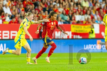 UEFA WOMEN’S NATIONS LEAGUE 2025 SEMIFINAL SPAIN VS SWEDEN