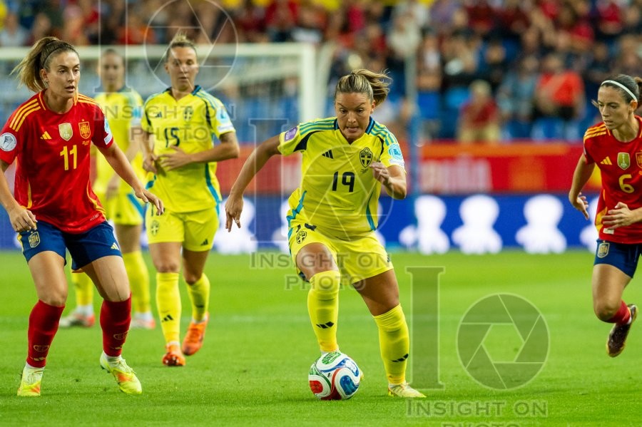 UEFA WOMEN’S NATIONS LEAGUE 2025 SEMIFINAL SPAIN VS SWEDEN