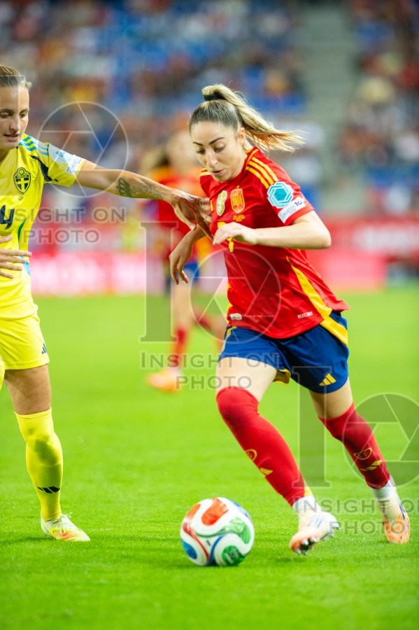 UEFA WOMEN’S NATIONS LEAGUE 2025 SEMIFINAL SPAIN VS SWEDEN