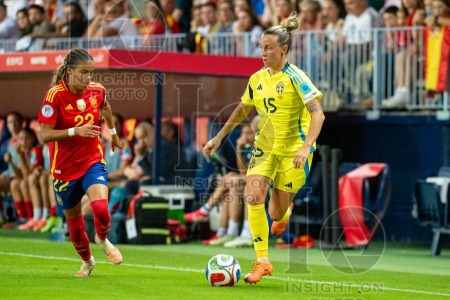 UEFA WOMEN’S NATIONS LEAGUE 2025 SEMIFINAL SPAIN VS SWEDEN