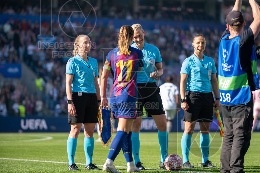 2026 Womens Champions League Final Football FC Barcelona v OL Lyonnes May 23rd