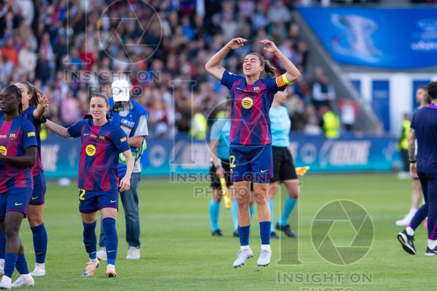 2026 Womens Champions League Final Football FC Barcelona v OL Lyonnes May 23rd