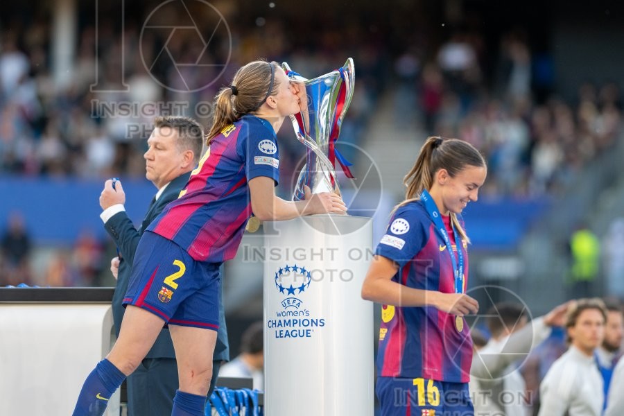 2026 Womens Champions League Final Football FC Barcelona v OL Lyonnes May 23rd