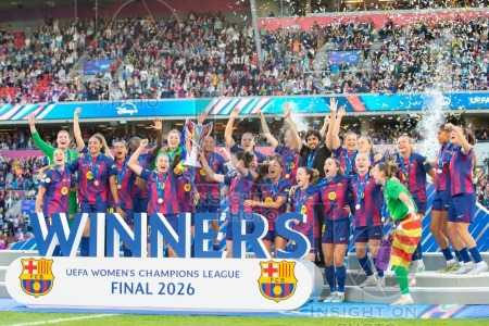 2026 Womens Champions League Final Football FC Barcelona v OL Lyonnes May 23rd