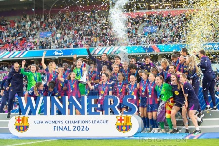 2026 Womens Champions League Final Football FC Barcelona v OL Lyonnes May 23rd