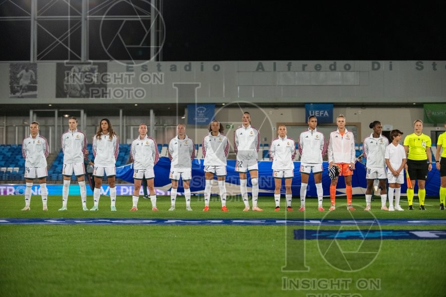 Real Madrid v Paris Saint Germain - UWCL league phase