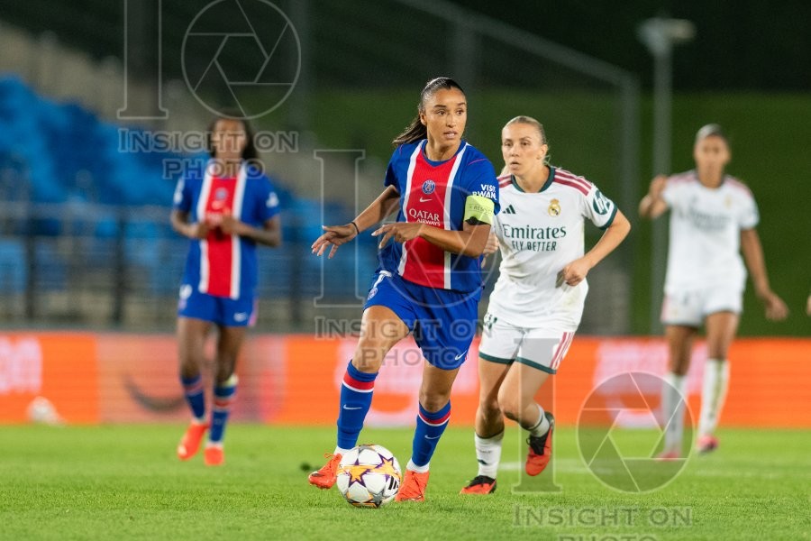 Real Madrid v Paris Saint Germain - UWCL league phase