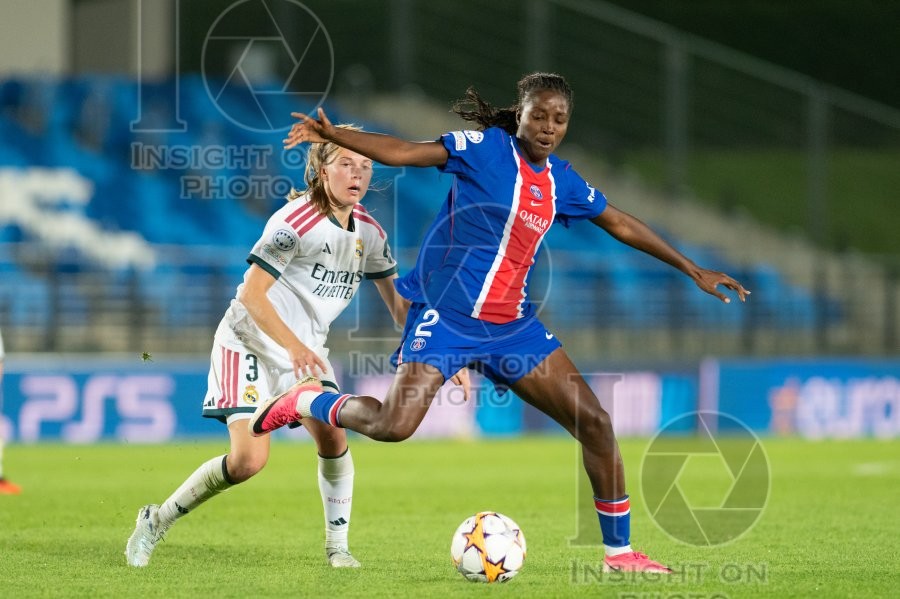 Real Madrid v Paris Saint Germain - UWCL league phase
