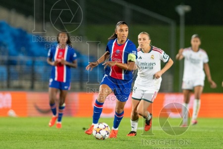 Real Madrid v Paris Saint Germain - UWCL league phase