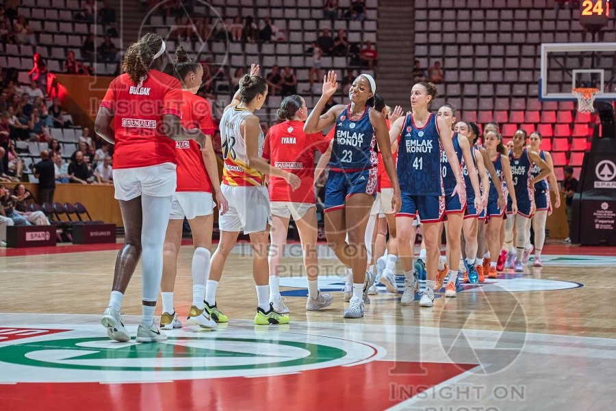Spar Girona v Emlak Konut, EuroLeague Women Basketball, Girona, Spain