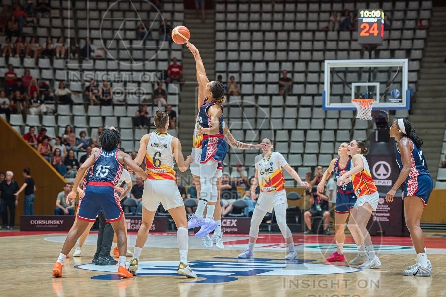 Spar Girona v Emlak Konut, EuroLeague Women Basketball, Girona, Spain