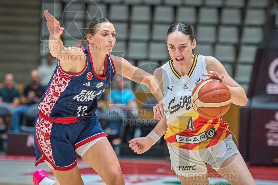 Spar Girona v Emlak Konut, EuroLeague Women Basketball, Girona, Spain