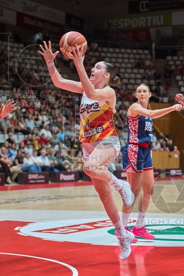 Spar Girona v Emlak Konut, EuroLeague Women Basketball, Girona, Spain