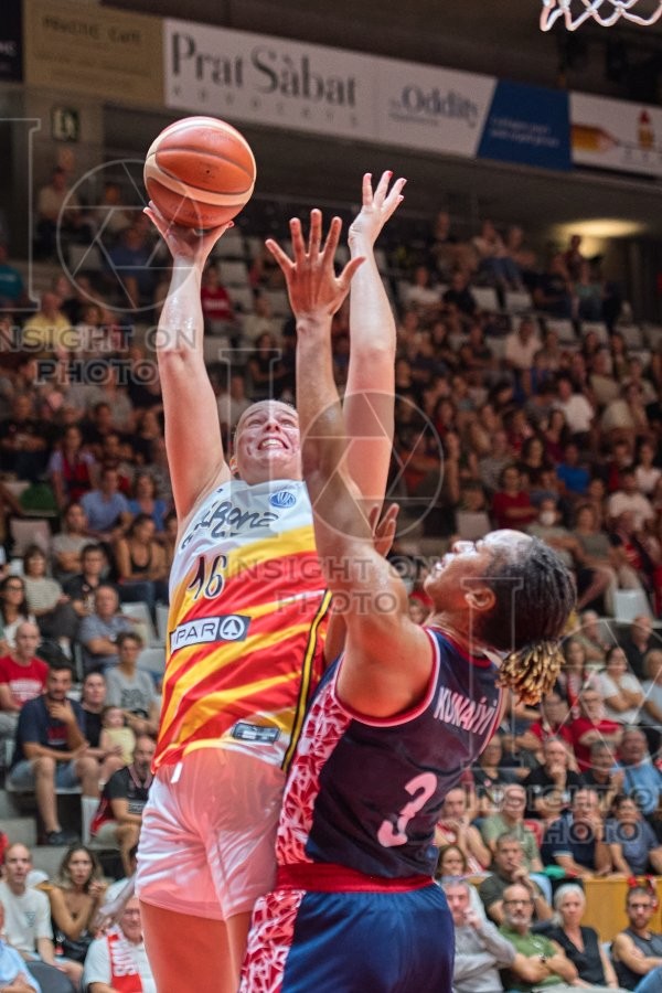 Spar Girona v Emlak Konut, EuroLeague Women Basketball, Girona, Spain