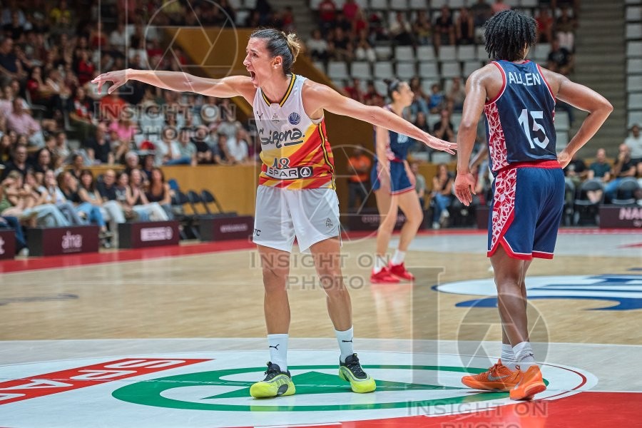 Spar Girona v Emlak Konut, EuroLeague Women Basketball, Girona, Spain