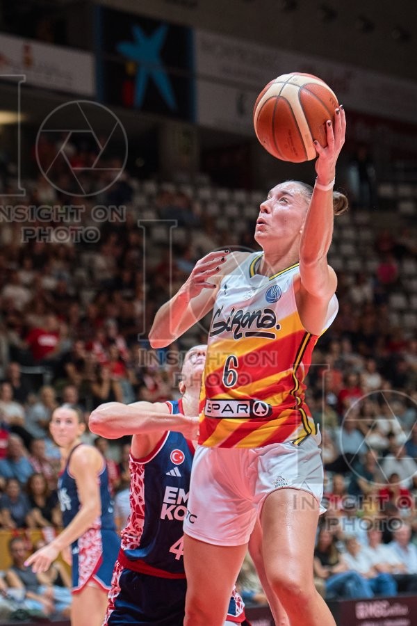 Spar Girona v Emlak Konut, EuroLeague Women Basketball, Girona, Spain