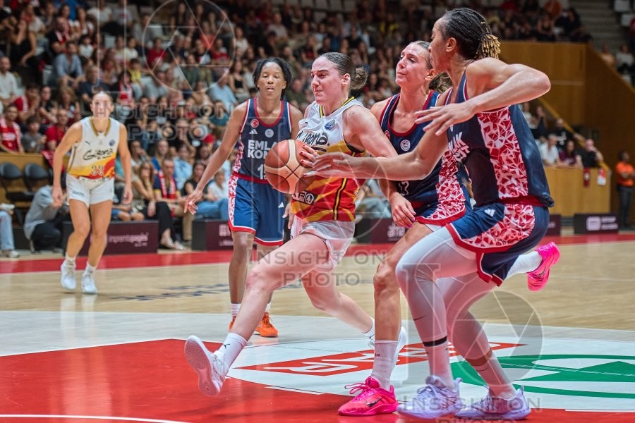 Spar Girona v Emlak Konut, EuroLeague Women Basketball, Girona, Spain
