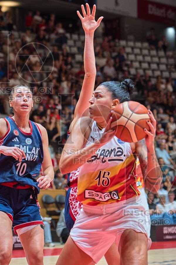 Spar Girona v Emlak Konut, EuroLeague Women Basketball, Girona, Spain