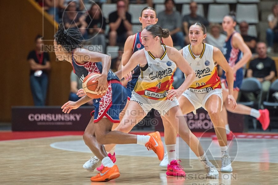 Spar Girona v Emlak Konut, EuroLeague Women Basketball, Girona, Spain