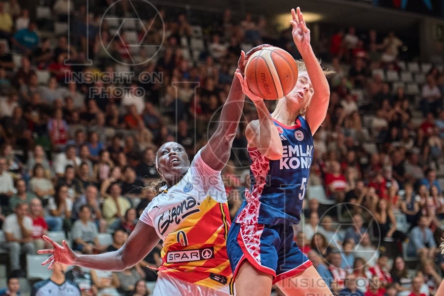 Spar Girona v Emlak Konut, EuroLeague Women Basketball, Girona, Spain
