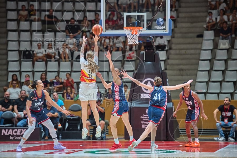 Spar Girona v Emlak Konut, EuroLeague Women Basketball, Girona, Spain