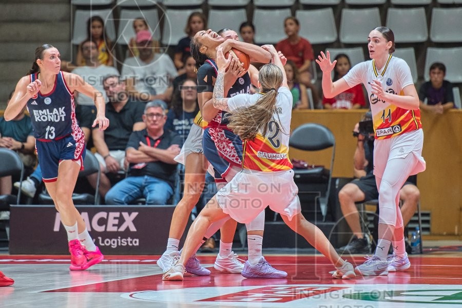 Spar Girona v Emlak Konut, EuroLeague Women Basketball, Girona, Spain