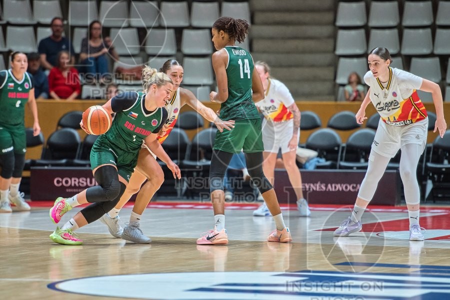 Spar Girona v SBS Ostrava, EuroCup Women Basketball, Girona, Spain