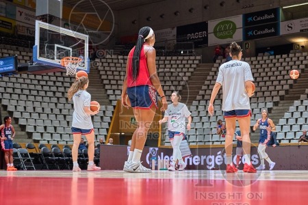 Spar Girona v Emlak Konut, EuroLeague Women Basketball, Girona, Spain