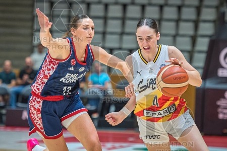 Spar Girona v Emlak Konut, EuroLeague Women Basketball, Girona, Spain
