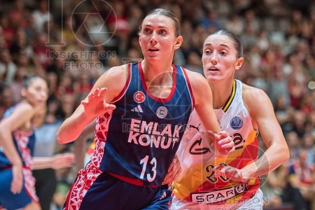 Spar Girona v Emlak Konut, EuroLeague Women Basketball, Girona, Spain