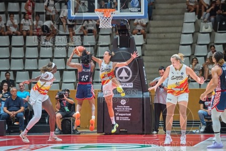 Spar Girona v Emlak Konut, EuroLeague Women Basketball, Girona, Spain