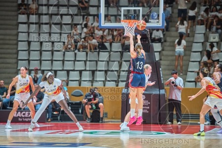 Spar Girona v Emlak Konut, EuroLeague Women Basketball, Girona, Spain