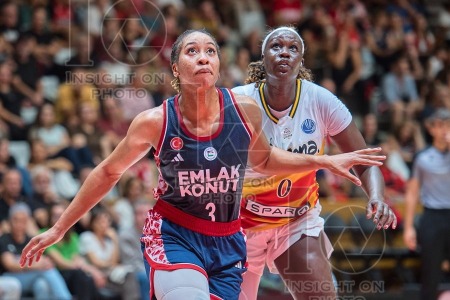 Spar Girona v Emlak Konut, EuroLeague Women Basketball, Girona, Spain