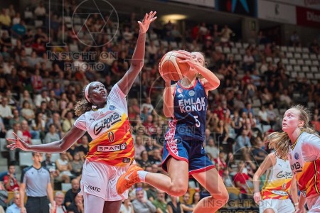 Spar Girona v Emlak Konut, EuroLeague Women Basketball, Girona, Spain