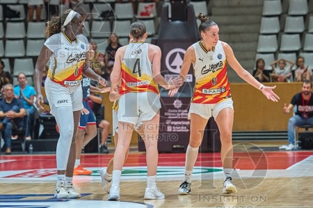 Spar Girona v Emlak Konut, EuroLeague Women Basketball, Girona, Spain
