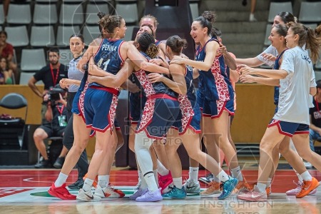 Spar Girona v Emlak Konut, EuroLeague Women Basketball, Girona, Spain